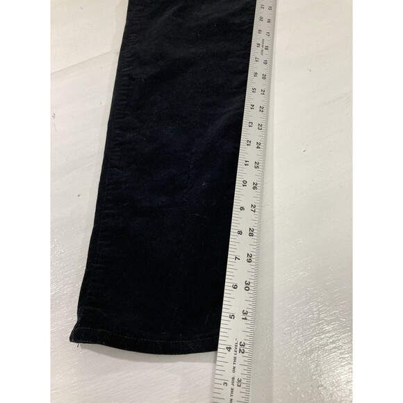 Kut From The Kloth Pants Women’s 14 Black Corduroy Straight Leg Casual Comfort - Picture 13 of 13